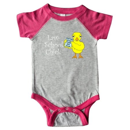 Inktastic Law School Chick White Text Gift Baby Girl Bodysuit