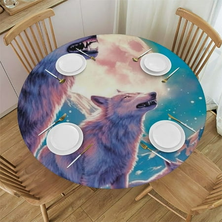 Sheronv Wolfs Snow Full Moon Round Tablecloth 100% Polyester Fiber Stain-Resistant Washable Indoor Outdoor Home Kitchen Parties Holiday Dinner Decor 42 -46
Sheronv Wolfs Snow Full Moon Round Tablecloth 100% Polyester Fiber Stain-Resistant Washable Indoor Outdoor Home Kitchen Parties Holiday Dinner Decor 42 -46