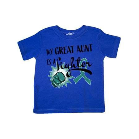 Inktastic Ovarian Cancer Awareness My Great Aunt is a Fighter Gift Toddler Boy or Toddler Girl T-Shirt
Inktastic Ovarian Cancer Awareness My Great Aunt is a Fighter Gift Toddler Boy or Toddler Girl T-Shirt