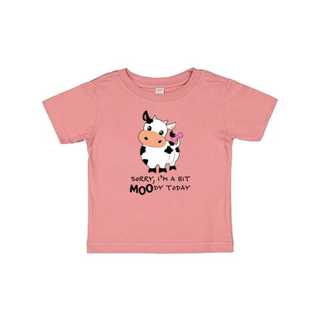 Inktastic Sorry I m a bit MOOdy today cute cow pun Gift Baby Boy or Baby Girl T-Shirt
Inktastic Sorry I m a bit MOOdy today cute cow pun Gift Baby Boy or Baby Girl T-Shirt