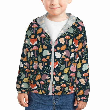Lukts Autumn Forest Print Children s Long-Sleeved Sun Protection Clothing Hooded Sweatshirts for Boys and Girls Outdoor Sports-18 Months
Lukts Autumn Forest Print Children s Long-Sleeved Sun Protection Clothing Hooded Sweatshirts for Boys and Girls Outdoor Sports-18 Months