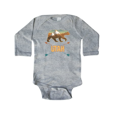 Inktastic Utah Vacation Bear Silhouette Gift Baby Boy or Baby Girl Long Sleeve Bodysuit
Inktastic Utah Vacation Bear Silhouette Gift Baby Boy or Baby Girl Long Sleeve Bodysuit