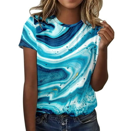 Scrub Tops for Women Summer Flower Printed Shirts Short Sleeve O Neck Tee T Shirt Top
Scrub Tops for Women Summer Flower Printed Shirts Short Sleeve O Neck Tee T Shirt Top
