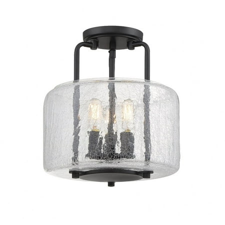 3 Light Semi-Flush Mount-Transitional Style with Traditional and Farmhouse Inspirations-12.25 inches Tall By 11.38 inches Wide-Black Finish Bailey
3 Light Semi-Flush Mount-Transitional Style with Traditional and Farmhouse Inspirations-12.25 inches Tall By 11.38 inches Wide-Black Finish Bailey