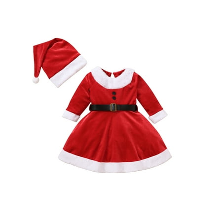 Kids Baby Girl Christmas Dress Santa Claus Velvet Plush Patchwork Princess A-line Dress with Hat Party Pageant Outfits
Kids Baby Girl Christmas Dress Santa Claus Velvet Plush Patchwork Princess A-line Dress with Hat Party Pageant Outfits