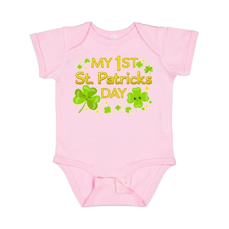 Inktastic My First St. Patricks Day-cute Smiling Clovers Gift Baby Boy or Baby Girl Bodysuit
Inktastic My First St. Patricks Day-cute Smiling Clovers Gift Baby Boy or Baby Girl Bodysuit