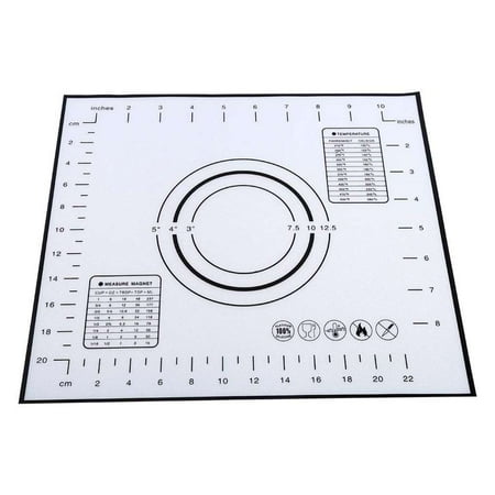 2PCS Dough Mat Silicone Non-Stick Rolling Pad Kneading Scale Baking Tray Kitchen DIY Supplies Black 26x29cm
2PCS Dough Mat Silicone Non-Stick Rolling Pad Kneading Scale Baking Tray Kitchen DIY Supplies Black 26x29cm