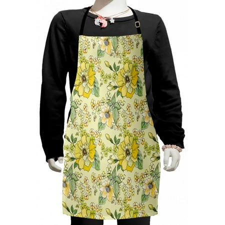 Floral Kids Apron Watercolor Style Illustration of Rhythmic Blossoms in Pastel Colors Boys Girls Apron Bib with Adjustable Ties for Cooking Baking Painting Pastel Green Multicolor by Ambesonne
Floral Kids Apron Watercolor Style Illustration of Rhythmic Blossoms in Pastel Colors Boys Girls Apron Bib with Adjustable Ties for Cooking Baking Painting Pastel Green Multicolor by Ambesonne