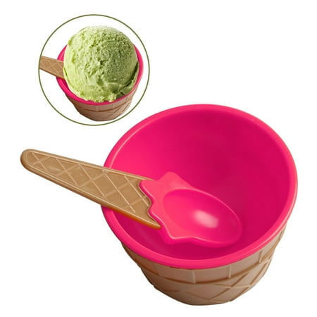 Tmosphere Kids Ice Cream Cup Children Dessert Ice Cream Mixing PP Bowl with Spoon Dinnerware Tableware Rose red
Tmosphere Kids Ice Cream Cup Children Dessert Ice Cream Mixing PP Bowl with Spoon Dinnerware Tableware Rose red