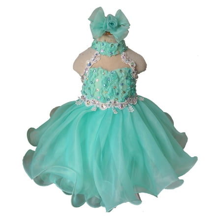 Jenniferwu G035-3 Infant Toddler Baby Newborn Little Girl s Pageant Party Birthday Dress with hairbow Blue Size 12-18M
Jenniferwu G035-3 Infant Toddler Baby Newborn Little Girl s Pageant Party Birthday Dress with hairbow Blue Size 12-18M