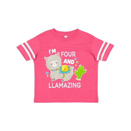 Inktastic Im Four and Llamazing with Llama and Cactus Gift Toddler Boy or Toddler Girl T-Shirt
Inktastic Im Four and Llamazing with Llama and Cactus Gift Toddler Boy or Toddler Girl T-Shirt