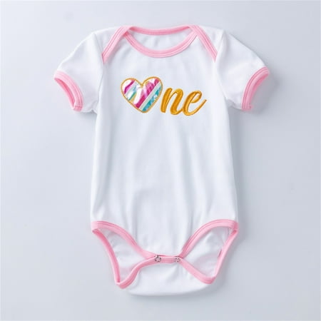 NIUREDLTD Baby Girls Boys Print Summer Spring Birthday Short Sleeve Romper Bodysuit Clothes
NIUREDLTD Baby Girls Boys Print Summer Spring Birthday Short Sleeve Romper Bodysuit Clothes