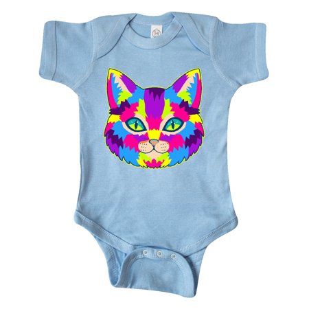 Inktastic Pop Art Cat Gift Baby Boy or Baby Girl Bodysuit