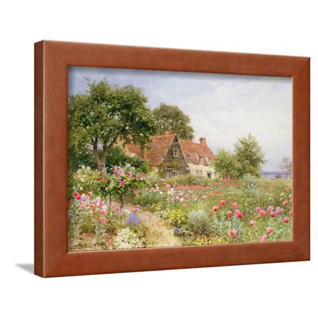 The Cottar's Pride - a Cottage Garden Framed Print Wall Art By Henry Sutton Palmer