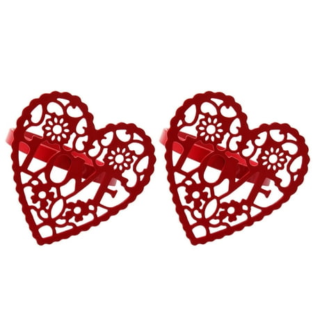 HEMOTON 2 Pcs Napkin Buckles Heart Design Napkin Rings Decorative Wedding Napkin Clasps
HEMOTON 2 Pcs Napkin Buckles Heart Design Napkin Rings Decorative Wedding Napkin Clasps