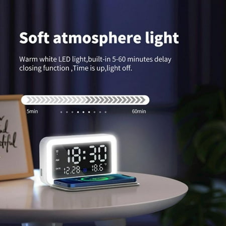 Miyanuby 15W Wireless Fast Charge Innovation Multi-one Small Alarm Clock Night Light Wireless Charger
Miyanuby 15W Wireless Fast Charge Innovation Multi-one Small Alarm Clock Night Light Wireless Charger