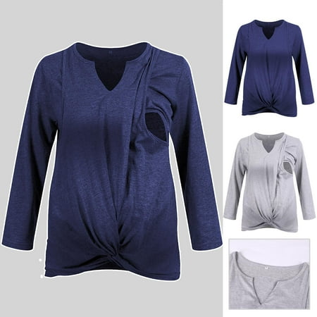 Tejiojio Maternity/Labor/Nursing Clothing Clearance Women Maternity Nursing Clothes Long Sleeve V-neck Breastfeeding Pregnant Tops
Tejiojio Maternity/Labor/Nursing Clothing Clearance Women Maternity Nursing Clothes Long Sleeve V-neck Breastfeeding Pregnant Tops
