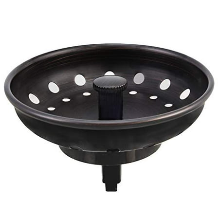KONE Kitchen Sink Stopper and Strainer Oil Rubbed Bronze Sink Drain Strainer Basket Replacement for Standard 3-1/2 inch Drain Stainless Steel ORB Body Metal Center Knob with Rubber Drain Stopper
KONE Kitchen Sink Stopper and Strainer Oil Rubbed Bronze Sink Drain Strainer Basket Replacement for Standard 3-1/2 inch Drain Stainless Steel ORB Body Metal Center Knob with Rubber Drain Stopper