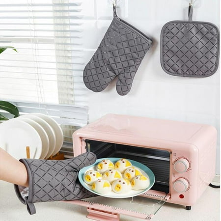 bangyoudaoo 2Pairs Oven Gloves and Insulation Pads Heat-insulating Gloves Plus Cotton Thick Silicone Gloves Kitchen Heat-insulating Oven Baking Gloves Kitchen Baking Gloves Set 2*Black
bangyoudaoo 2Pairs Oven Gloves and Insulation Pads Heat-insulating Gloves Plus Cotton Thick Silicone Gloves Kitchen Heat-insulating Oven Baking Gloves Kitchen Baking Gloves Set 2*Black