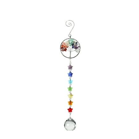 FTjfrsbc Colorful Beads Crystal Pendant Life Tree Hanging Drops Wind Chime Decor (A)
FTjfrsbc Colorful Beads Crystal Pendant Life Tree Hanging Drops Wind Chime Decor (A)