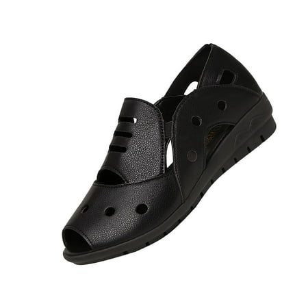 Honeeladyy Discount Mother s Shoes Korean Version Of The Breathable Hollow Slope Heel Lazy Sandals
Honeeladyy Discount Mother s Shoes Korean Version Of The Breathable Hollow Slope Heel Lazy Sandals