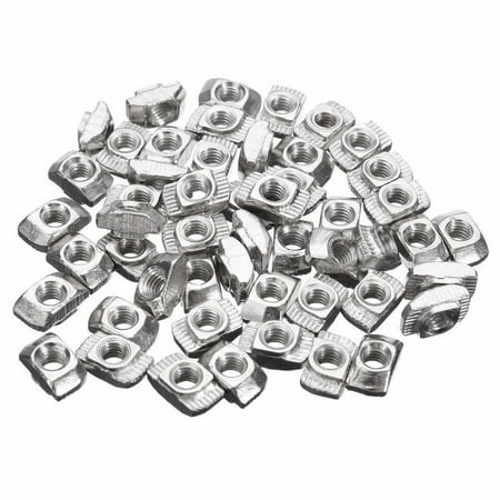 50pcs -20 -Nut Female Thread Slot Hammer Head Drop in Nut 50pcs Silver Tone
50pcs -20 -Nut Female Thread Slot Hammer Head Drop in Nut 50pcs Silver Tone