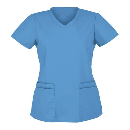 Frostluinai Savings Clearance Scrubs Top for Women Women s Working Uniform w/Pockets Nursing Uniform Short Sleeve V Neck T-Shirt Solid Color Tops
Frostluinai Savings Clearance Scrubs Top for Women Women s Working Uniform w/Pockets Nursing Uniform Short Sleeve V Neck T-Shirt Solid Color Tops