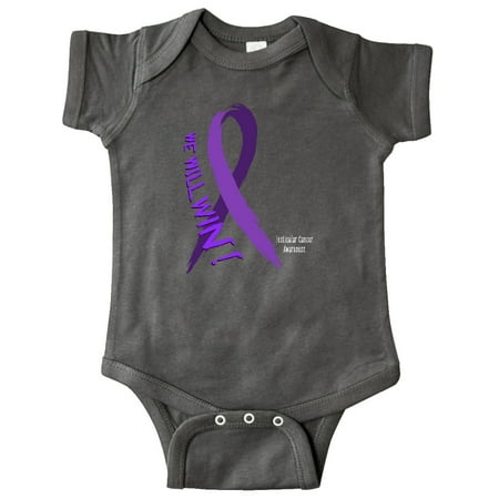 Inktastic Testicular Cancer Awareness We Will Win with Purple Ribbon Gift Baby Boy or Baby Girl Bodysuit
Inktastic Testicular Cancer Awareness We Will Win with Purple Ribbon Gift Baby Boy or Baby Girl Bodysuit