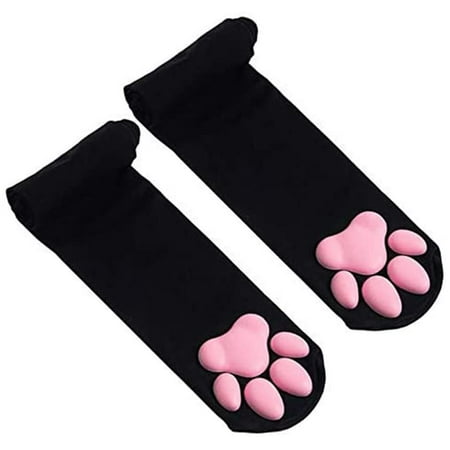 Cat Paw Thigh High Socks Cute Soft 3D Kitten Paw Pad Claw Toe Beans Stockings for Girls Women Cat Cosplay
Cat Paw Thigh High Socks Cute Soft 3D Kitten Paw Pad Claw Toe Beans Stockings for Girls Women Cat Cosplay