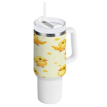 40 Oz Car Handle Water Bottle 10.8x3.85 Inch Handle And Straw Travel Water Bottle Reusable Stainless Steel Water Bottle Cute Yellow Chicken
40 Oz Car Handle Water Bottle 10.8x3.85 Inch Handle And Straw Travel Water Bottle Reusable Stainless Steel Water Bottle Cute Yellow Chicken