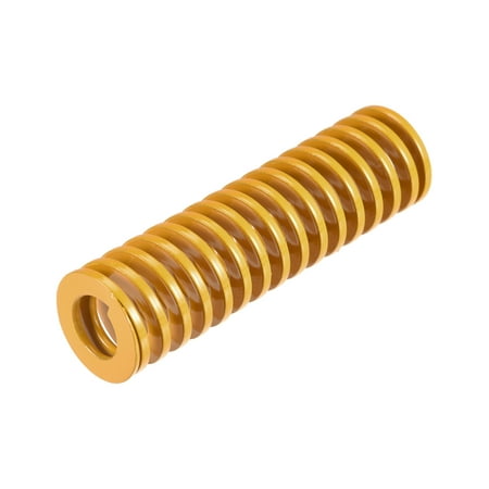 Uxcell Die Spring 22mm OD 80mm Length Stamping Light Load Compression Yellow