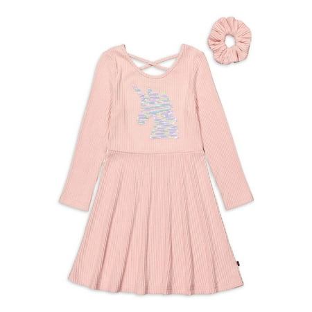 Limited Too Toddler Girl Printed Flip Sequins Dress with Matching Hair Accessory Sizes 2T-4T
Limited Too Toddler Girl Printed Flip Sequins Dress with Matching Hair Accessory Sizes 2T-4T