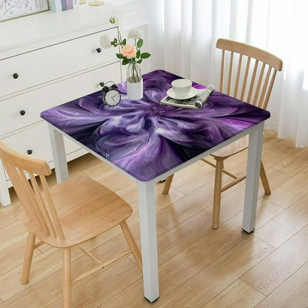 Facannap Artistic Purple Flowers Square Table Cover Oil Resistant Wear Resistant Reusable Desktop Protection 100% Polyester Fiber 36*36
Facannap Artistic Purple Flowers Square Table Cover Oil Resistant Wear Resistant Reusable Desktop Protection 100% Polyester Fiber 36*36