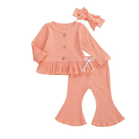 One opening Baby Toddler Girls 3 Pcs Knit Outfits Long Sleeve Round Neck Top + Long Pant + Headband
One opening Baby Toddler Girls 3 Pcs Knit Outfits Long Sleeve Round Neck Top + Long Pant + Headband