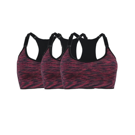 3 pack Sports Bra for Women Ladies Gym Sports Bra Vest Medium Support Racerback Sports Bra Women Removable Padded Sports Bras for Workout Fitness Yoga
3 pack Sports Bra for Women Ladies Gym Sports Bra Vest Medium Support Racerback Sports Bra Women Removable Padded Sports Bras for Workout Fitness Yoga