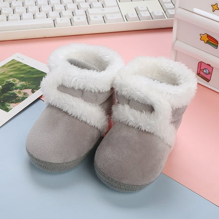 Aayomet Baby Booties Baby Girls Cotton Booties Boys Slippers Stay on Sock Soft Shoes Non Skid Ankle Boots with Grippers Winter Warm First Walkers Crib Shoes Gray 6 Months
Aayomet Baby Booties Baby Girls Cotton Booties Boys Slippers Stay on Sock Soft Shoes Non Skid Ankle Boots with Grippers Winter Warm First Walkers Crib Shoes Gray 6 Months