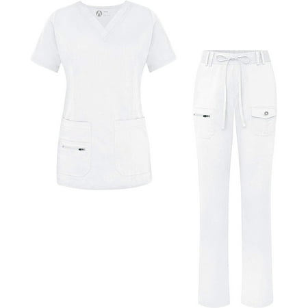 Adar Pro Breakthrough Plus Scrub Set For Women - Enhanced V-Neck Top & Multi Pocket Pants - Petite / Tall
Adar Pro Breakthrough Plus Scrub Set For Women - Enhanced V-Neck Top & Multi Pocket Pants - Petite / Tall