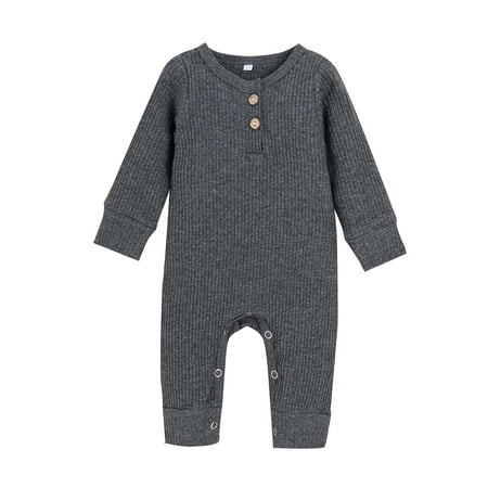 U·nikaka Newborn Clothes Ribbed Knit Long-Sleeved Rompers Sweater Baby Jumpsuit 0-18M
U·nikaka Newborn Clothes Ribbed Knit Long-Sleeved Rompers Sweater Baby Jumpsuit 0-18M