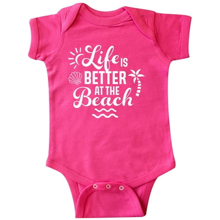 Inktastic Life is Better at The Beach with Sunshine Seashell and Palm Trees Gift Baby Boy or Baby Girl Bodysuit
Inktastic Life is Better at The Beach with Sunshine Seashell and Palm Trees Gift Baby Boy or Baby Girl Bodysuit
