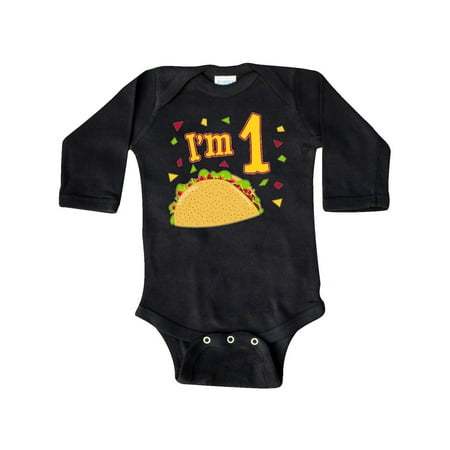 Inktastic I m One- taco birthday party Gift Baby Boy or Baby Girl Long Sleeve Bodysuit
Inktastic I m One- taco birthday party Gift Baby Boy or Baby Girl Long Sleeve Bodysuit