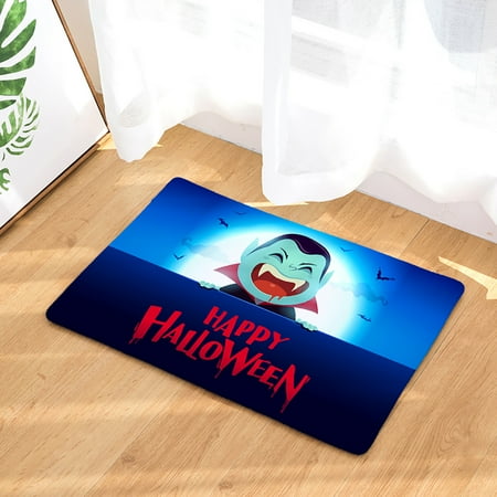 Christmas Clearance! SuoKom Halloween Abstract Skull Kitchen Sofa Carpet Door Mat Long Floor Mat
