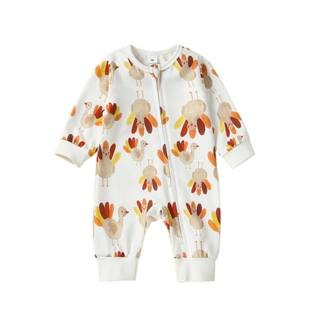 My First Thanksgiving Baby Girls Boys Outfit Newborn Turkey Jumpsuit Zipper Up Bodysuit Cute Thanksgiving Clothes
My First Thanksgiving Baby Girls Boys Outfit Newborn Turkey Jumpsuit Zipper Up Bodysuit Cute Thanksgiving Clothes