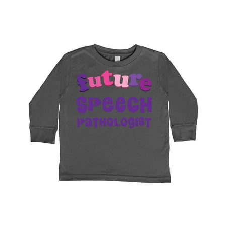 Inktastic Future Speech Pathologist Gift Toddler Boy or Toddler Girl Long Sleeve T-Shirt