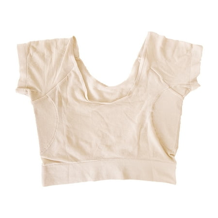 1Pc Underarm Sweat Pad Vest Thin Underwear Vest Armpit Sweat Guard (Complexion)