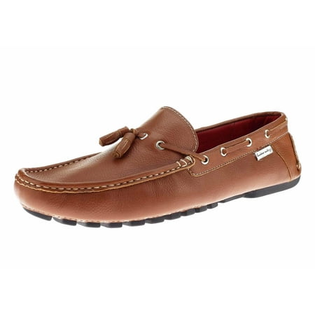 Mens Air Grant Tan Leather Comfort Shoes Luciano Natazzi