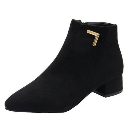 KBKYBUYZ Womens Comfy Solid Boots Zipper Women Round Head Midheel Heel Boots Shoes
KBKYBUYZ Womens Comfy Solid Boots Zipper Women Round Head Midheel Heel Boots Shoes