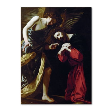 Trademark Fine Art 'Christ On The Mount Of Olives' Canvas Art by Badalocchio