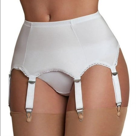 Bellaven Women s Strappy Caged Body Harness Leg Garters White XL