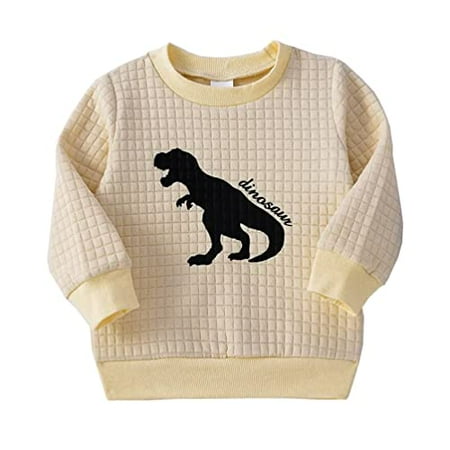 StylesILove Baby Toddler Boys Dinosaur Quilted Pullover Sweatshirt Long Sleeve Jumper Autumn Winter Outfit (Beige 6 Months)
StylesILove Baby Toddler Boys Dinosaur Quilted Pullover Sweatshirt Long Sleeve Jumper Autumn Winter Outfit (Beige 6 Months)
