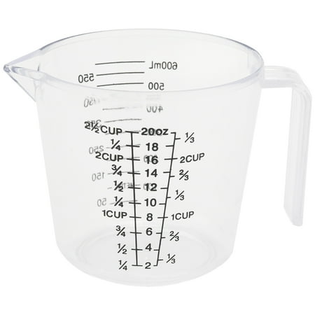 WELPET Baking Tools Double-Sided Graduated Plastic Measuring Cup with Graduated Measuring Cup Measuring Cylinder 600Ml
WELPET Baking Tools Double-Sided Graduated Plastic Measuring Cup with Graduated Measuring Cup Measuring Cylinder 600Ml